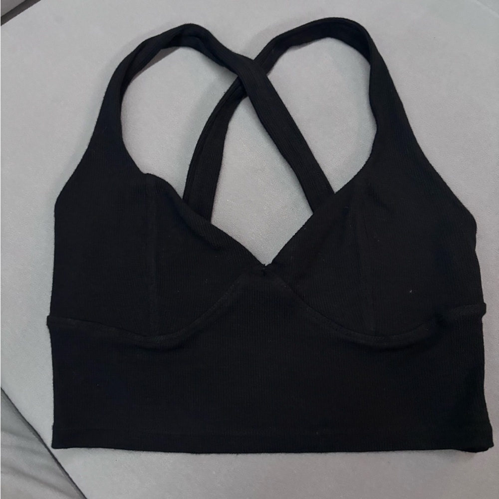Garage Black Women's Tank Crop Top